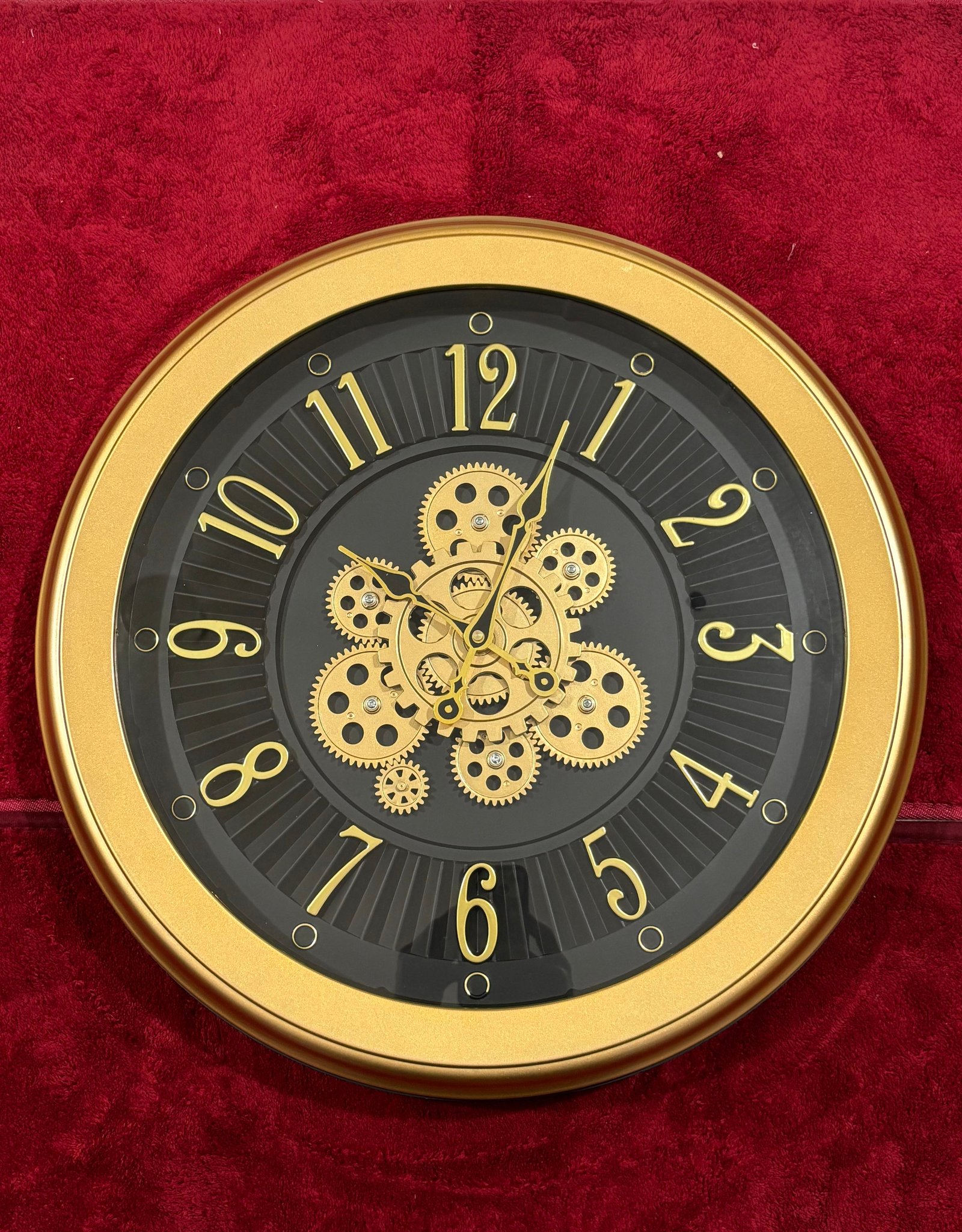GEAR WALL CLOCK ROUND SHAPED