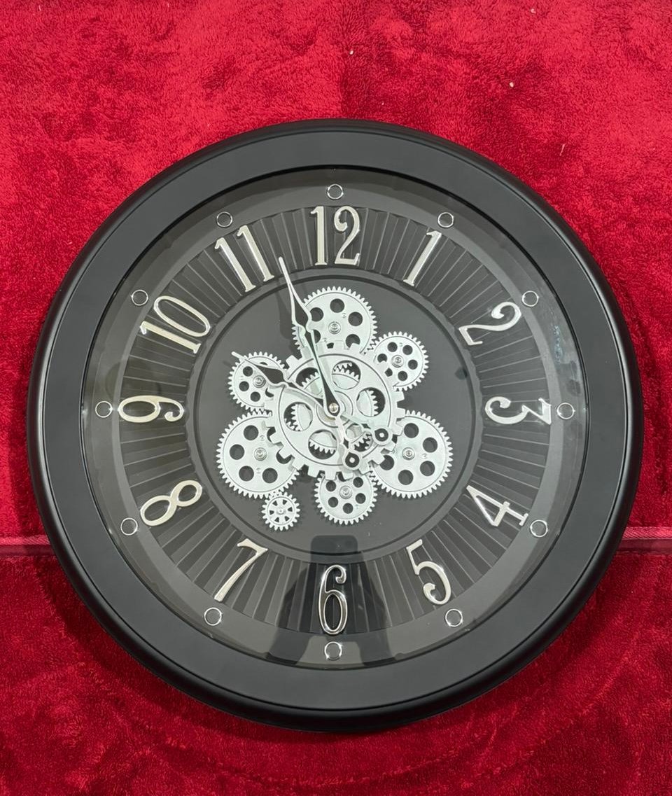 GEAR WALL CLOCK ROUND SHAPED