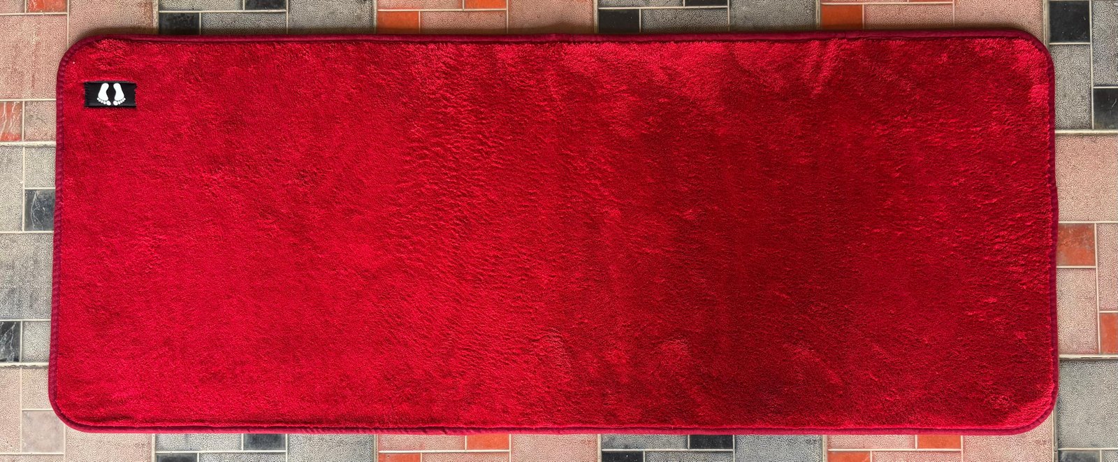 Ultra Soft Plush Red Floor Mat Runner | Kitchen | Living zone|